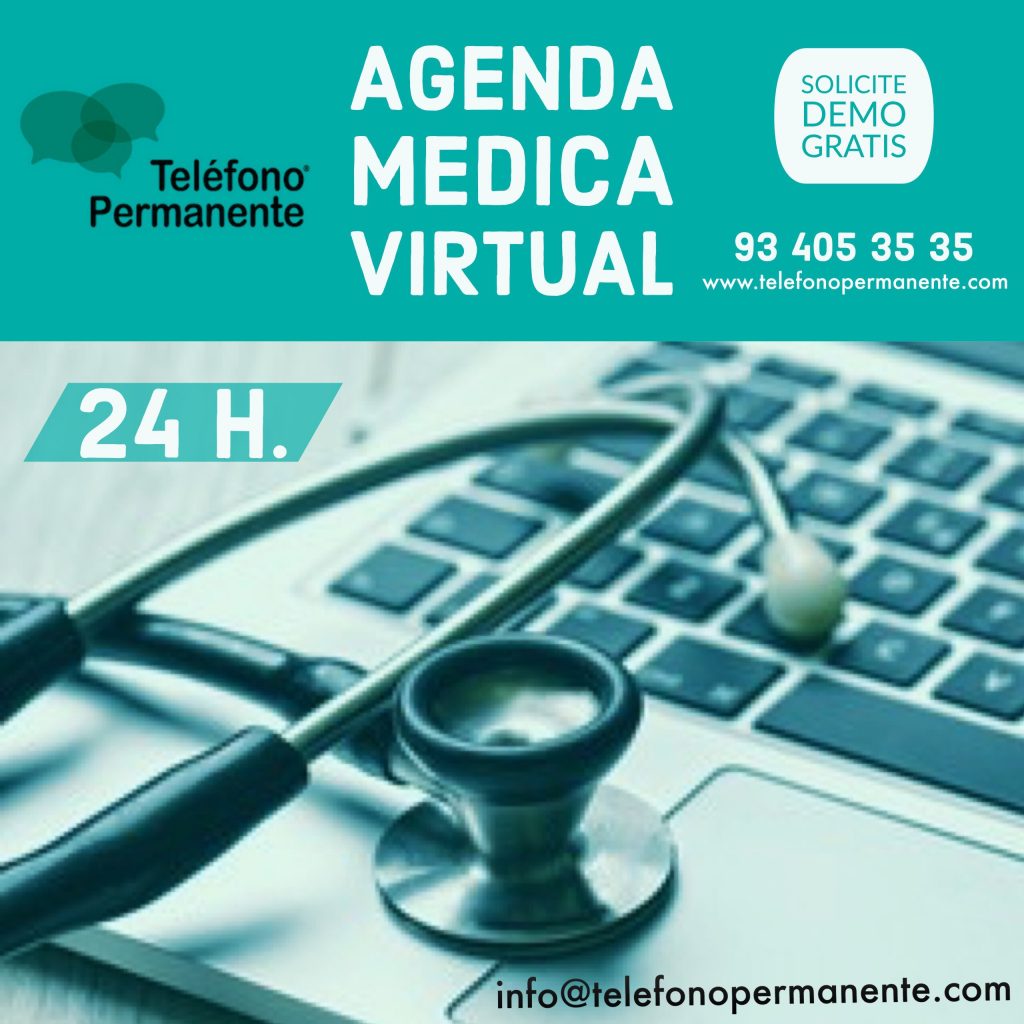 Servicio agenda medica on line 24h. Telefono Permanente