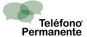 telefono permanente logo head web